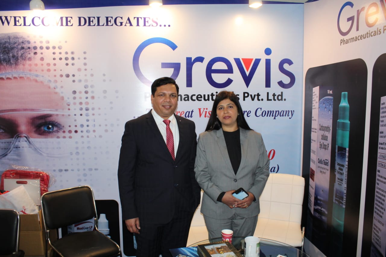 Directors at stall - grevis pharma