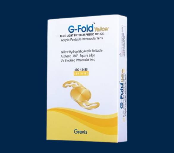 G Fold Yellow Blue Light Filter Intraocular Lens